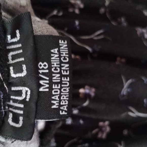 CITY CHIC WOMEN 3/4 SLEEVE MIDI DRESS W/ BELT PLUS SIZE. - Picture 8 of 12